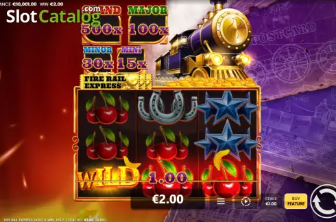 Οθόνη3. Fire Rail Express: Hold & Win Κουλοχέρης