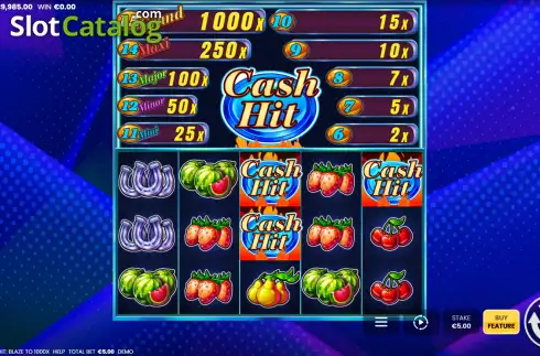Οθόνη2. Cash Hit: Blaze to 1000x Κουλοχέρης 