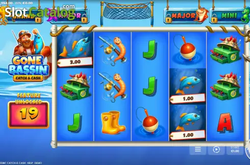 Οθόνη2. Gone Bassin: Catch & Cash Κουλοχέρης
