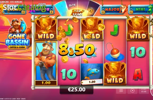 Οθόνη3. Gone Bassin: Catch & Cash Κουλοχέρης