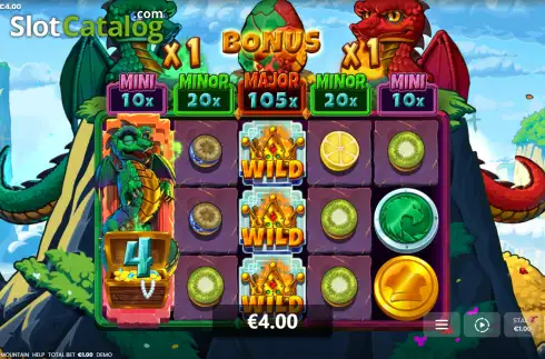 Οθόνη3. Flame & Fortune: Jackpot Mountain Κουλοχέρης 