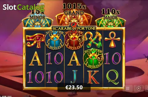 Οθόνη3. 3 Scarabs of Fortune Κουλοχέρης