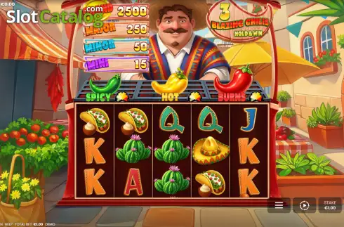 Οθόνη2. 3 Blazing Chilis Κουλοχέρης