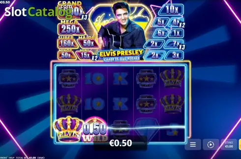 Οθόνη3. Elvis Presley: Cash is All Right Κουλοχέρης
