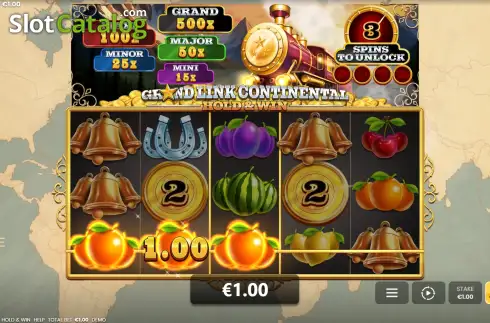 Οθόνη3. Grand Link Continental: Hold & Win Κουλοχέρης
