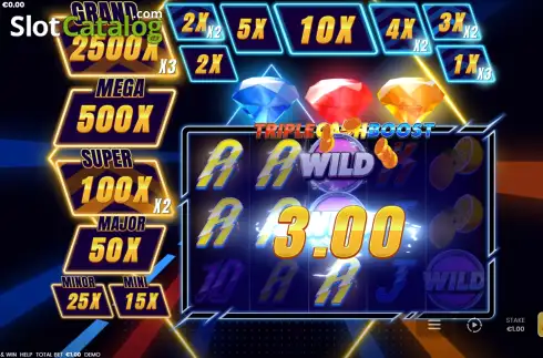 Οθόνη3. Triple Cash Boost: Hold & Win Κουλοχέρης