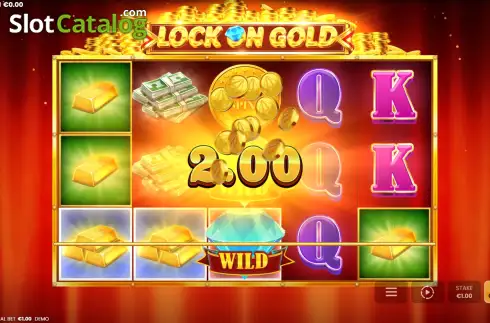 Οθόνη3. Lock on Gold Κουλοχέρης