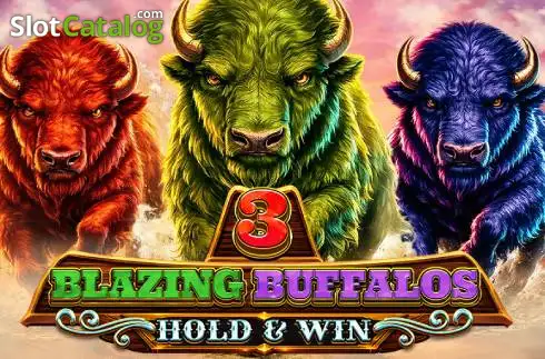 3 Blazing Buffalos: Hold & Win Λογότυπο 3 Blazing Buffalos: Hold & Win Λογότυπο