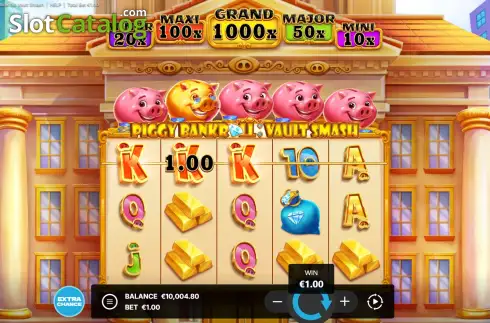 Οθόνη3. Piggy Bankroll: Vault Smash Κουλοχέρης 