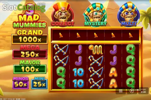 Οθόνη2. 3 Mad Mummies: Hold & Win Κουλοχέρης 