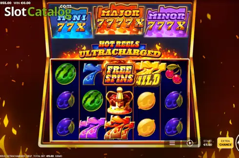 Οθόνη2. 777 Hot Reels: Ultracharged Κουλοχέρης