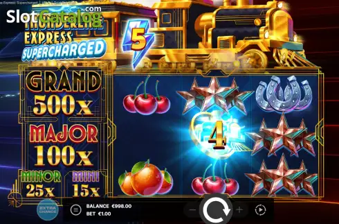 Οθόνη3. Thunderline Express: Supercharged Κουλοχέρης