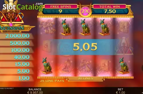 Οθόνη8. Ascension Rise to Riches Κουλοχέρης