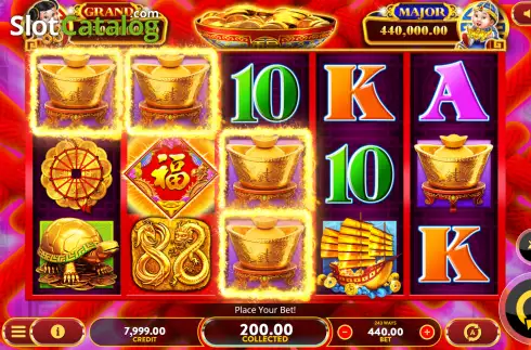 Οθόνη3. Jackpot Treasures Κουλοχέρης