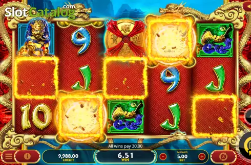 Οθόνη3. Dragons Legend (OneGame) Κουλοχέρης