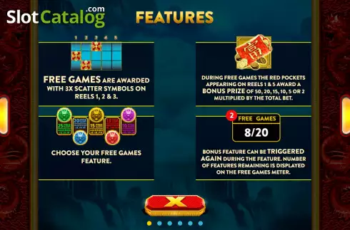 Οθόνη5. Dragons Legend (OneGame) Κουλοχέρης