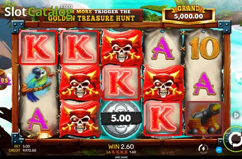 Οθόνη3. Captain Loot Mega Chance Κουλοχέρης