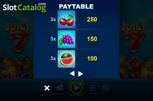 Οθόνη7. Juicy 7 Κουλοχέρης