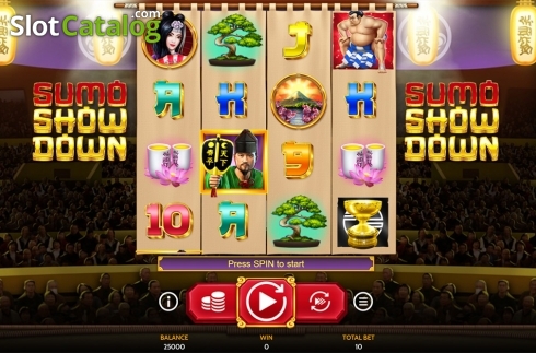 Οθόνη2. Sumo Showdown Κουλοχέρης 