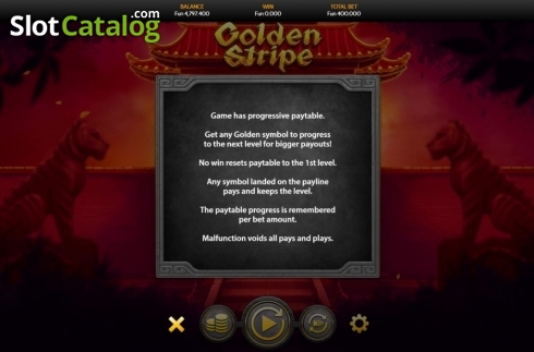 Οθόνη6. Golden Stripe Κουλοχέρης