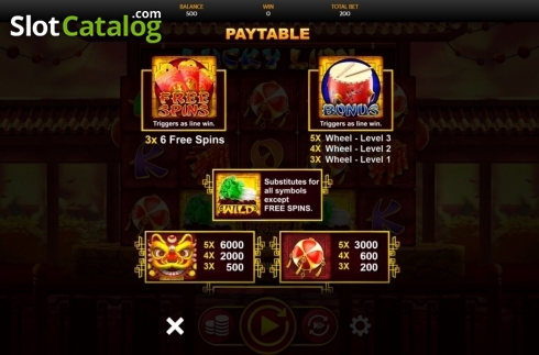Οθόνη7. Lucky Lion (OneTouch) Κουλοχέρης