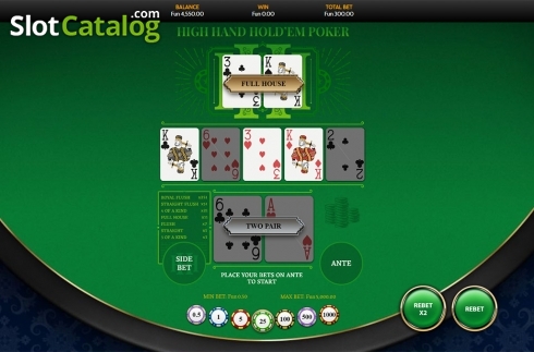 Οθόνη5. High Hand Holdem Poker(OneTouch) Κουλοχέρης