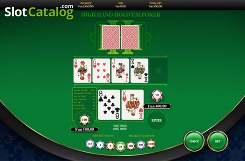 Οθόνη6. High Hand Holdem Poker(OneTouch) Κουλοχέρης