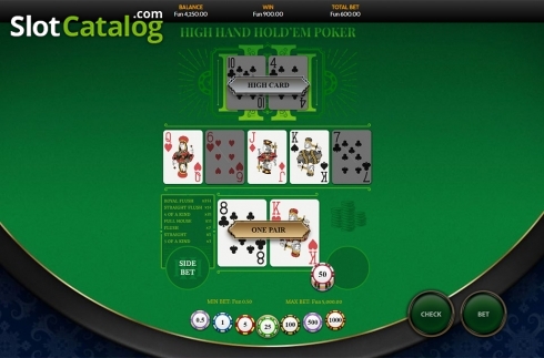 Οθόνη7. High Hand Holdem Poker(OneTouch) Κουλοχέρης