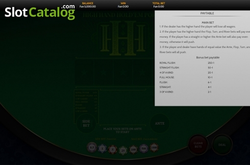 Οθόνη8. High Hand Holdem Poker(OneTouch) Κουλοχέρης