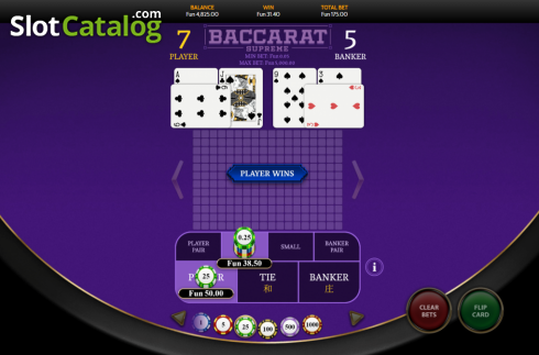 Οθόνη3. Baccarat Supreme Κουλοχέρης