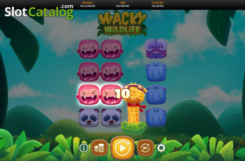 Οθόνη4. Wacky Wildlife Κουλοχέρης
