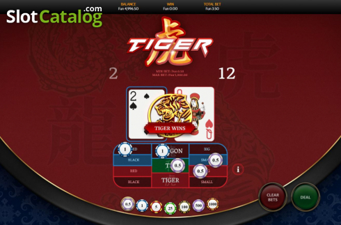 Οθόνη3. Dragon Tiger (OneTouch) Κουλοχέρης