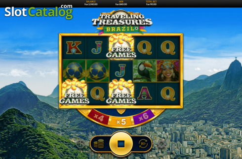 Οθόνη4. Traveling Treasures Brazil Κουλοχέρης