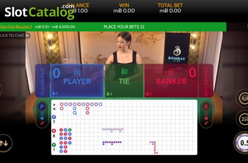 Οθόνη2. Baccarat Live (OneTouch) Κουλοχέρης