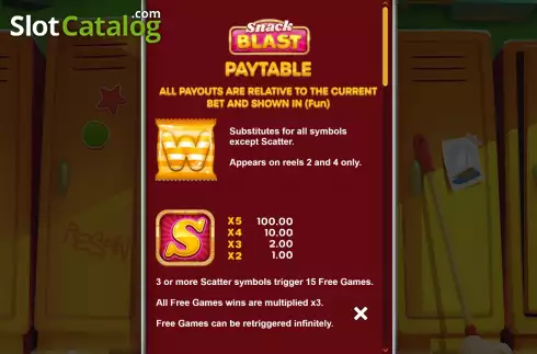 Οθόνη5. Snack Blast Κουλοχέρης