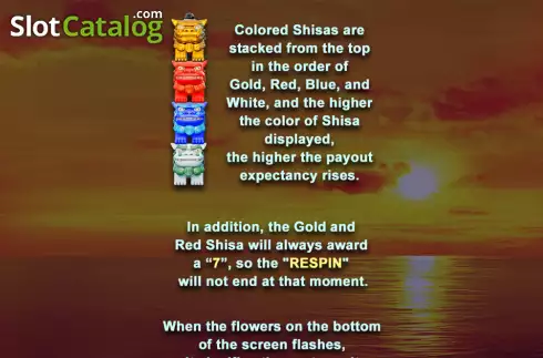 Οθόνη8. Golden Shisa Κουλοχέρης