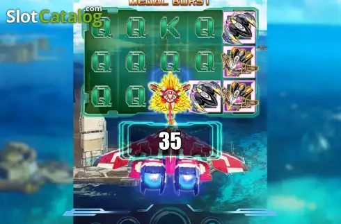 Οθόνη5. Raiden Medal Burst Κουλοχέρης