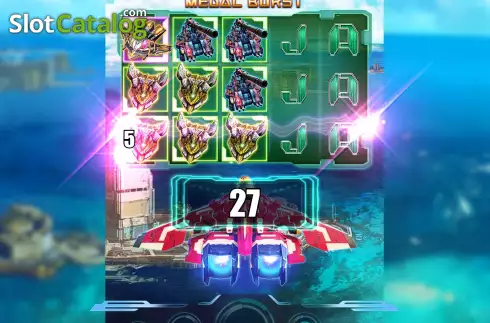 Οθόνη6. Raiden Medal Burst Κουλοχέρης