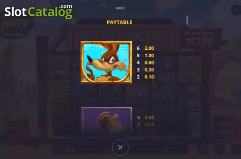 Οθόνη9. Wild Coyote Megaways Κουλοχέρης 