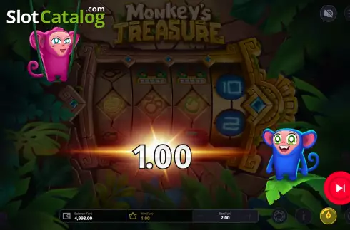 Οθόνη3. Monkey's Treasure Κουλοχέρης