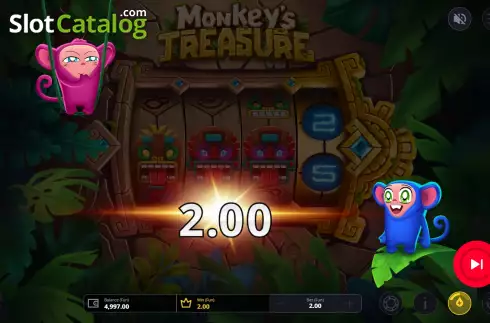 Οθόνη4. Monkey's Treasure Κουλοχέρης