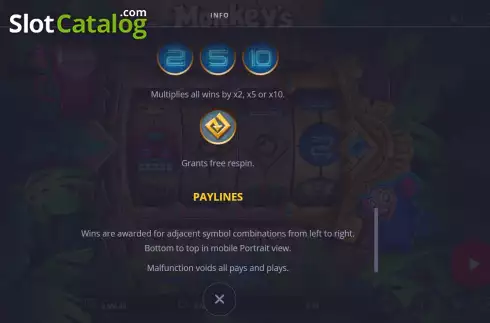 Οθόνη9. Monkey's Treasure Κουλοχέρης