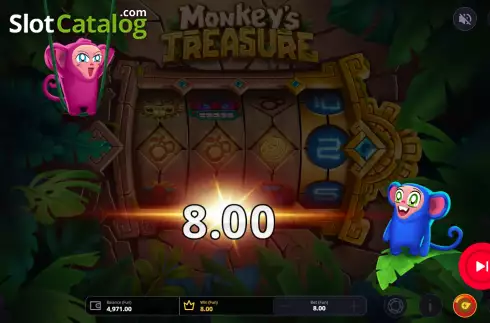 Οθόνη5. Monkey's Treasure Κουλοχέρης