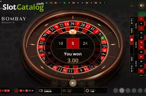 Οθόνη3. Bombay Roulette Κουλοχέρης