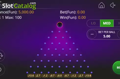 Οθόνη2. Mini Plinko Κουλοχέρης