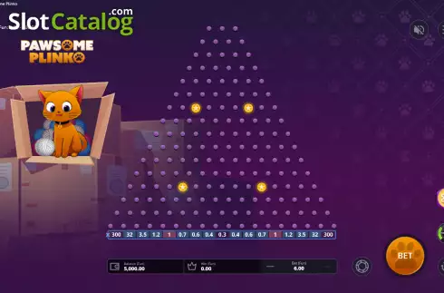 Οθόνη2. Pawsome Plinko Κουλοχέρης