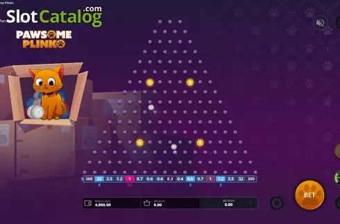 Οθόνη3. Pawsome Plinko Κουλοχέρης