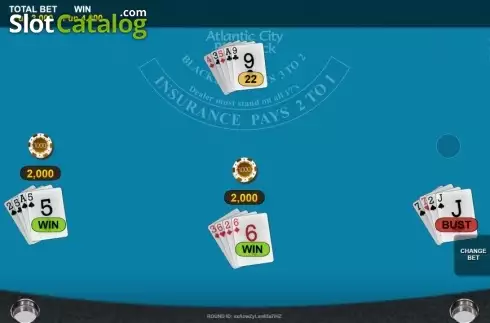 Οθόνη4. High Roller Atlantic City Blackjack Κουλοχέρης
