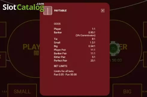 Οθόνη4. Satoshi Baccarat Super Squeeze Κουλοχέρης