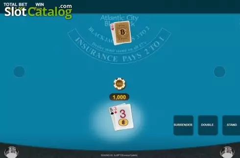 Οθόνη2. Bitcoin Atlantic City Blackjack Κουλοχέρης